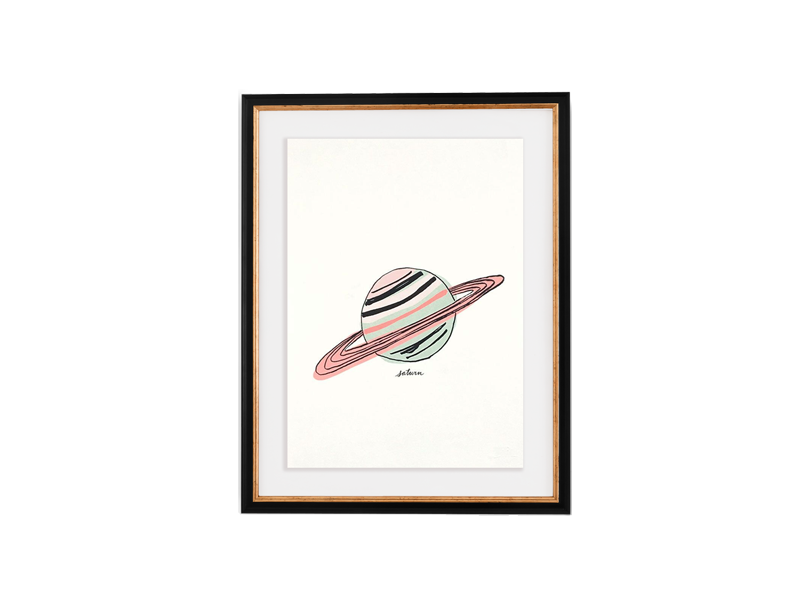 Simply Framed Certificate Frame Black Gold Frame featuring artwork by Hartland Brooklyn