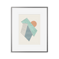 simply framed metal gallery frame graphite with art by hamish robertson