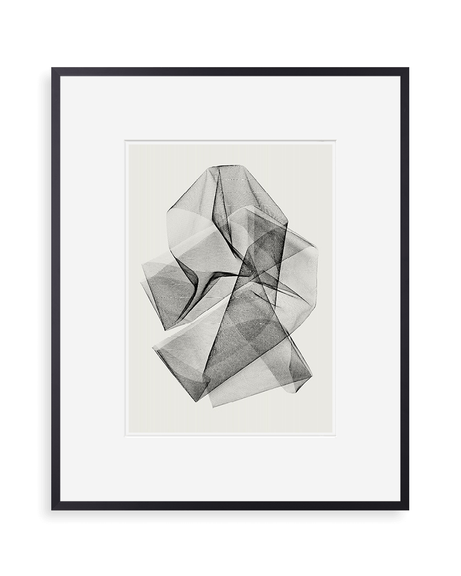 simply framed metal gallery frame matte black with art by permanent press editions