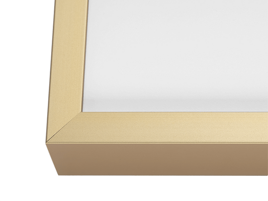 Metal Gallery Matte Gold - Corner Sample