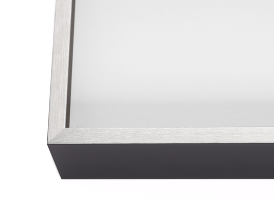 New School Metal Silver Blackout - Corner Sample