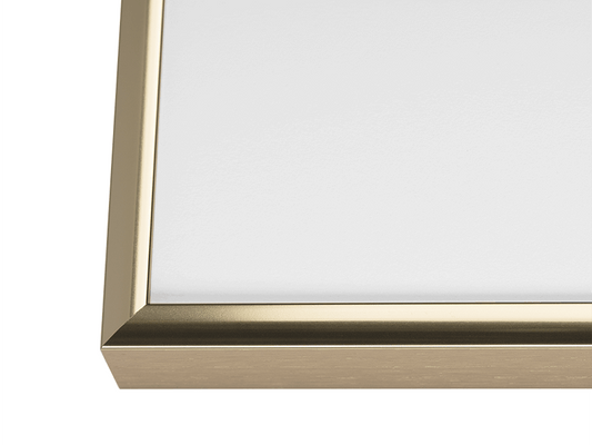 Old School Metal Bright Gold - Corner Sample