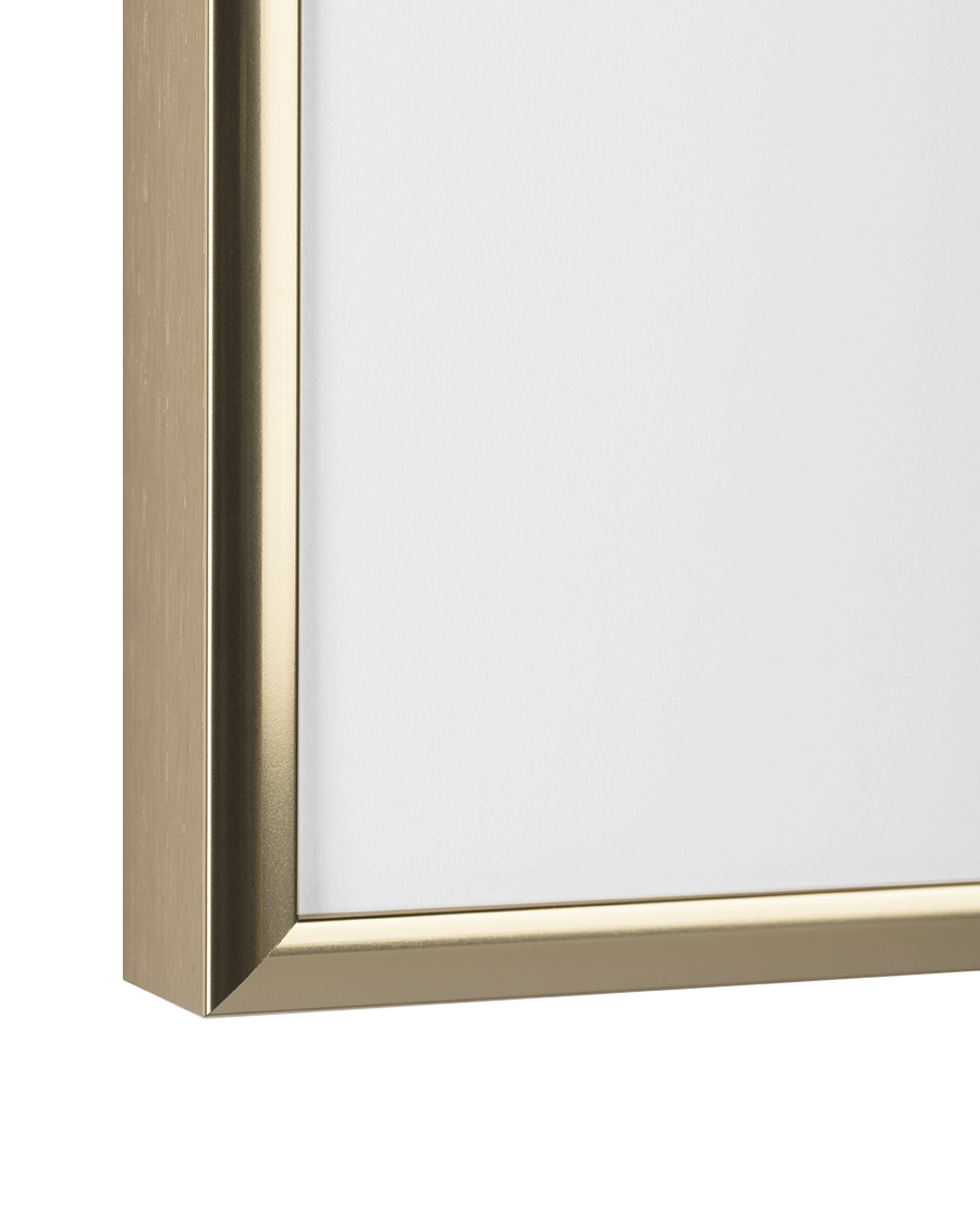 Metal Gallery Matte Gold Frame by Simply Framed