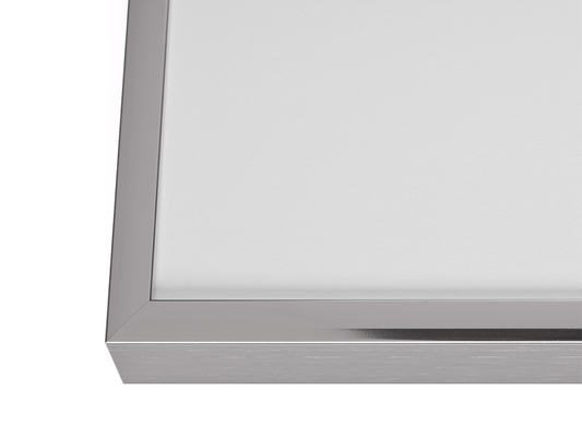 Old School Metal Bright Silver- Corner Sample