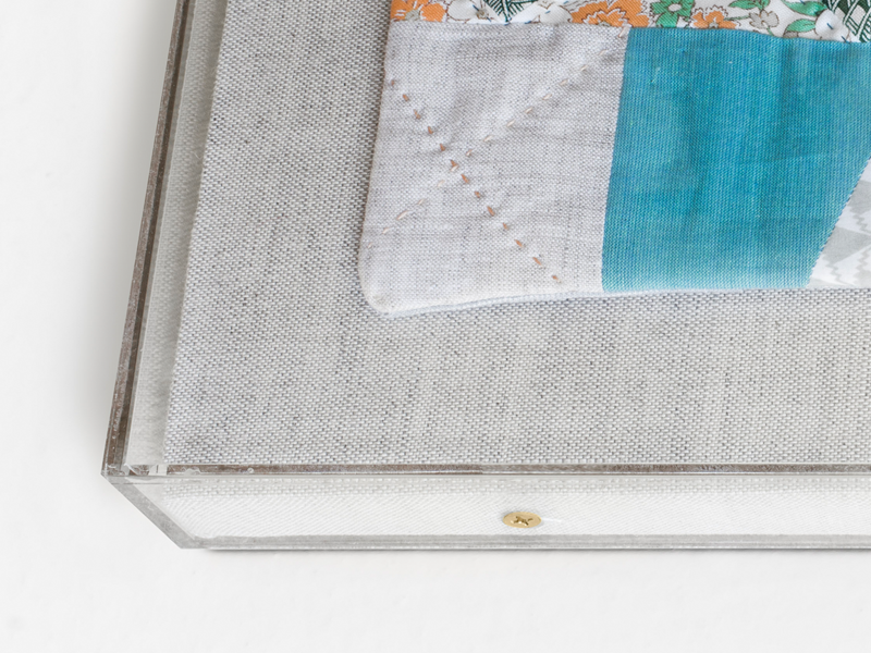 Simply Framed Max Plexibox Lucite box custom frame corner with border