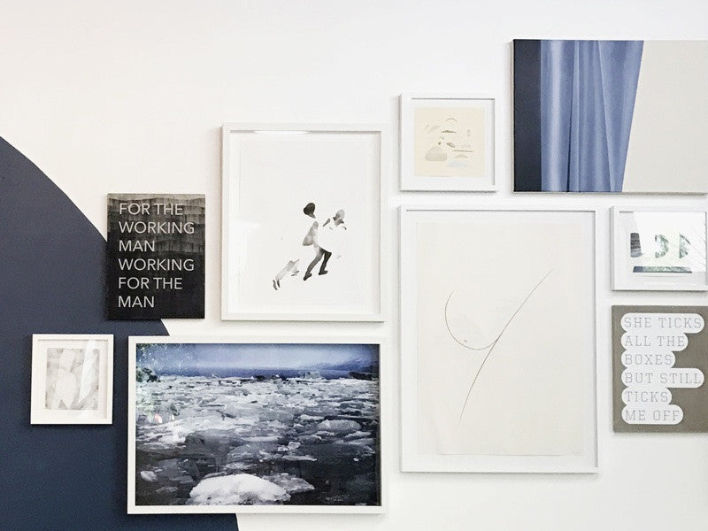 Simply Framed White Gallery Frame featuring artwork courtesy of Uprise Art