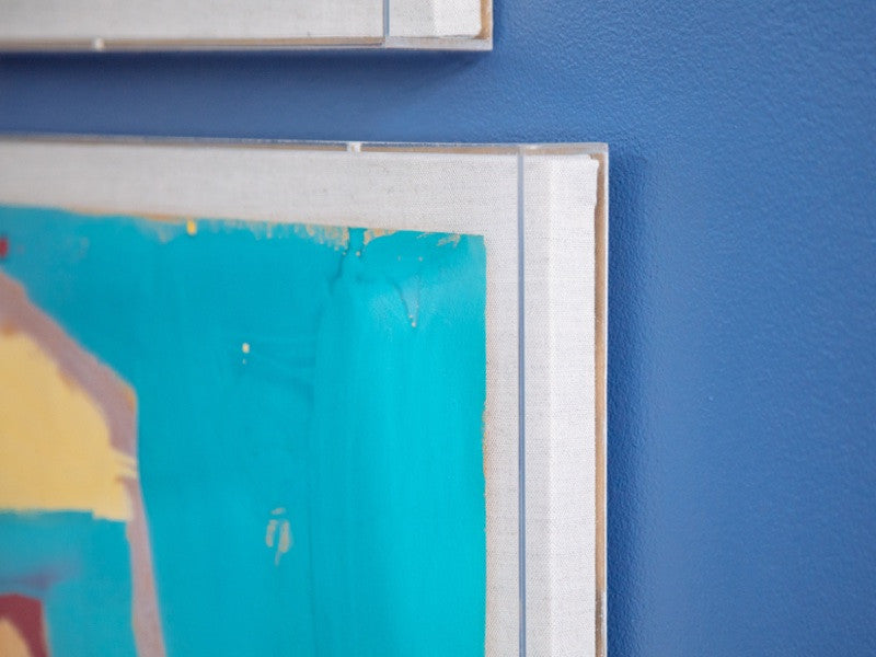 Closeup of Max Plexibox Lucite Box Frames on SimplyFramed.com