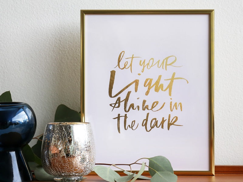 Metal Old School Bright Gold