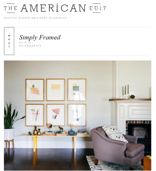 Simply Framed x The American Edit