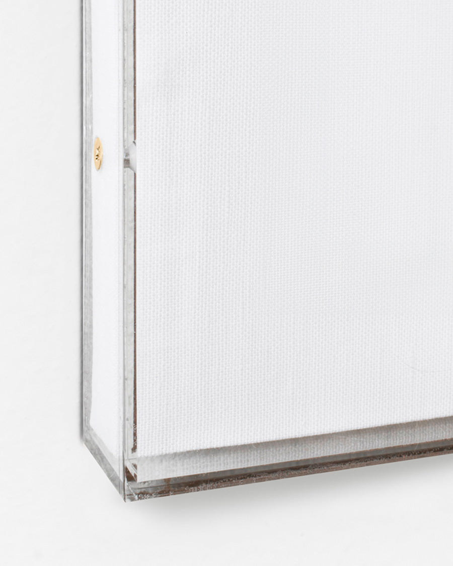 Plexibox Clear White Linen