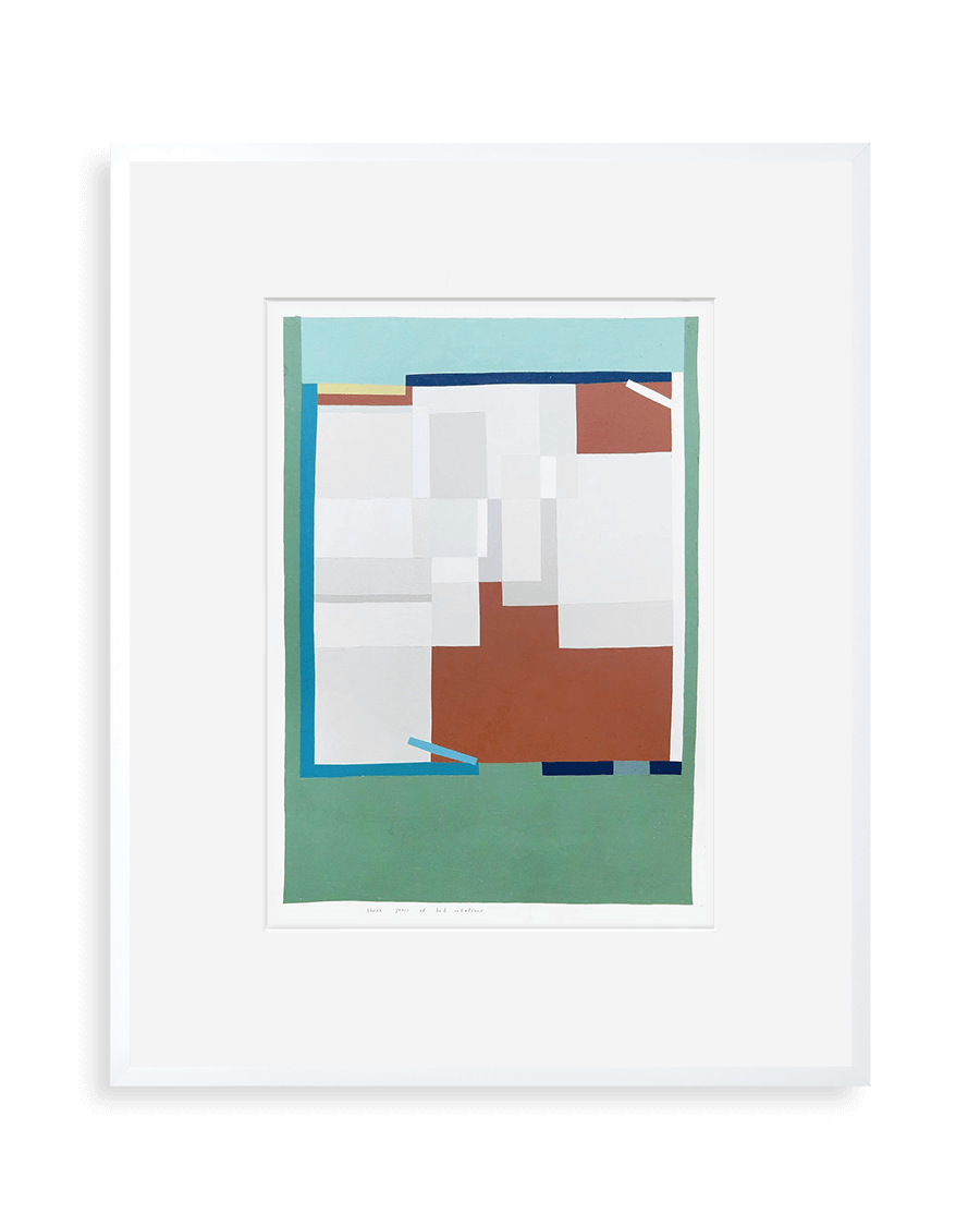 Metal Gallery Bright White Frame by Simply Framed