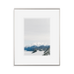 simply framed metal old school frame in warm silver featuring a photograph by kate holstein