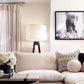 Simply Framed Gallery Frame Wide Black featuring artwork by Richard Bernardin for These Fine Walls in a living room
